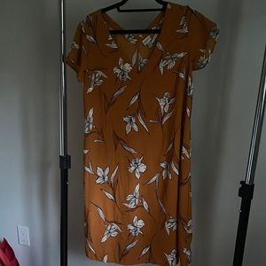 Orange flower dress